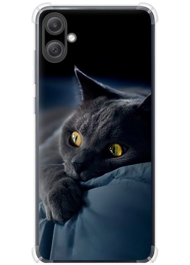 Силикон с усиленными углами чехол 'Дымчатый кот' для Endorphone Samsung Galaxy A05 (369735248)