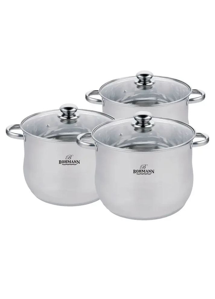 Набір кухонного посуду BH-3434 з 6 предметів Bohmann (334005913)