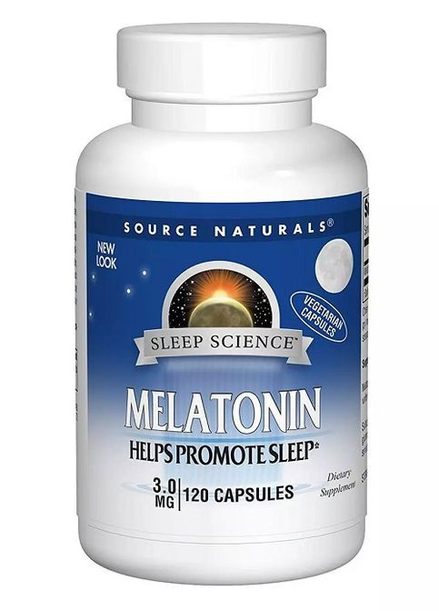 Melatonin 3 mg 120 Caps Source Naturals (289355439)