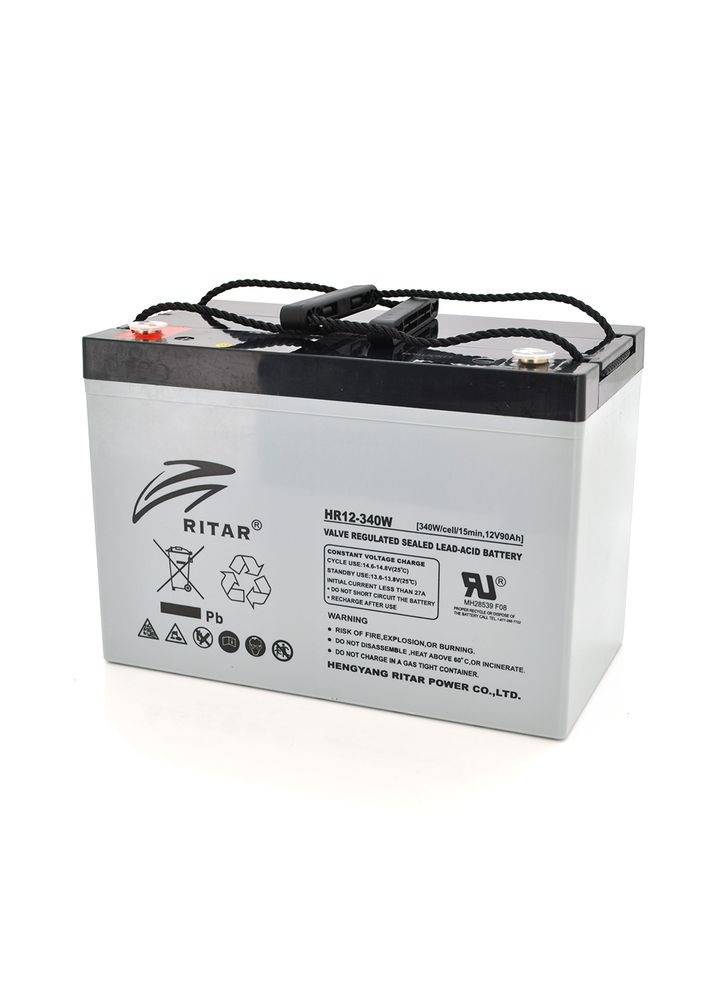 Акумуляторна батарея AGM HR12340W, Gray Case, 12V 90.0Ah ( 307 х 169 х 210 (215 ) 29.00kg Q1/48 Ritar (317863780)