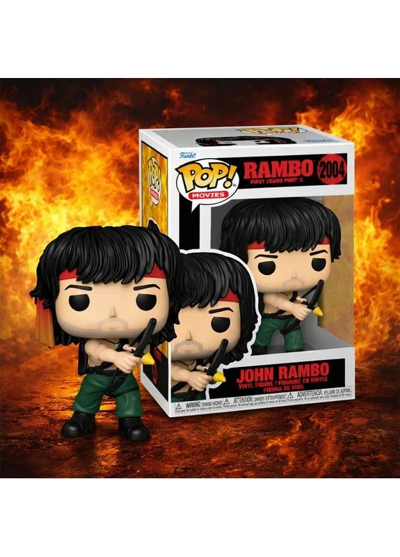 Ігрова фігурка POP! серії "Рембо 2" - ДЖОН РЕМБО З ЛУКОМ Funko (386626052)