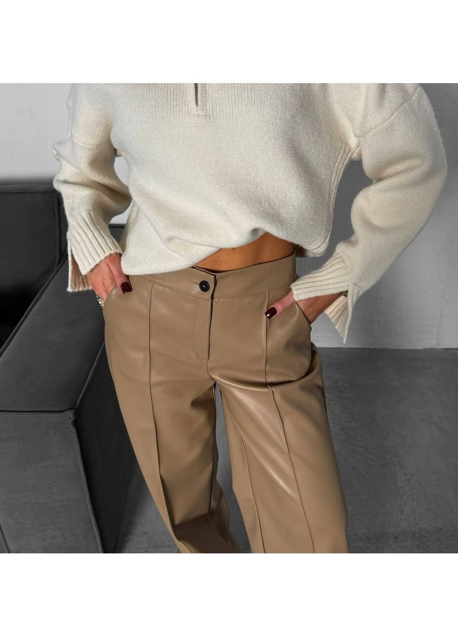 Шкіряні штани No Brand (366868694)