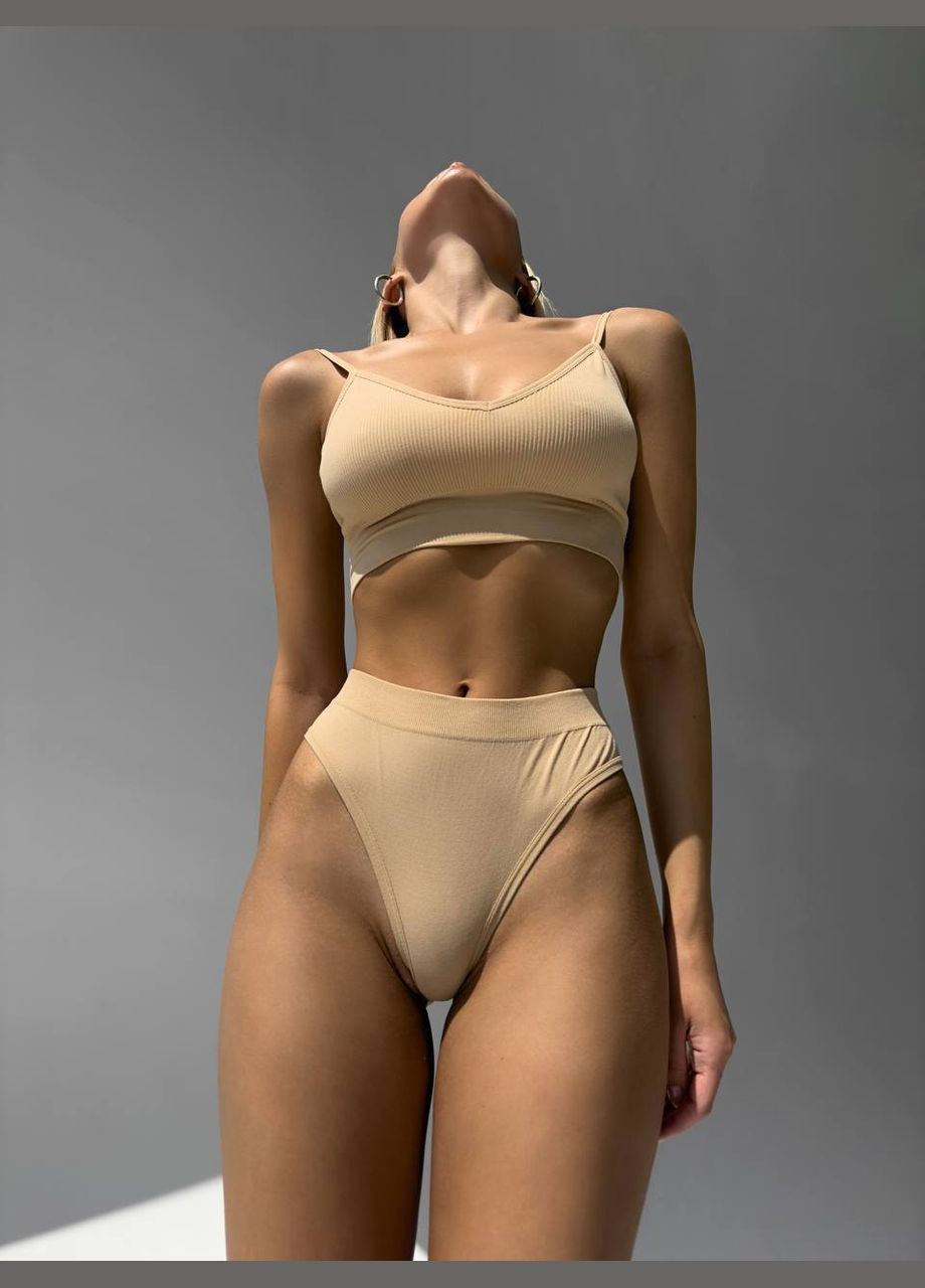 Бежевий демісезонний еластична білизна з мінімальною кількістю швів Stylish Touch