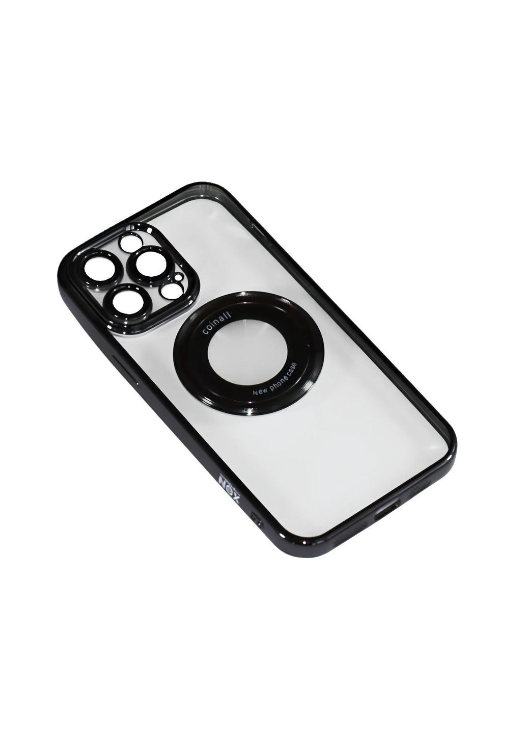 Магнитный чехол XON PhoneCase Magnetic для iPhone 14 Pro Max (PCMC1114400B 7881) Черный/Прозрачный XON E-Tech (322720511)