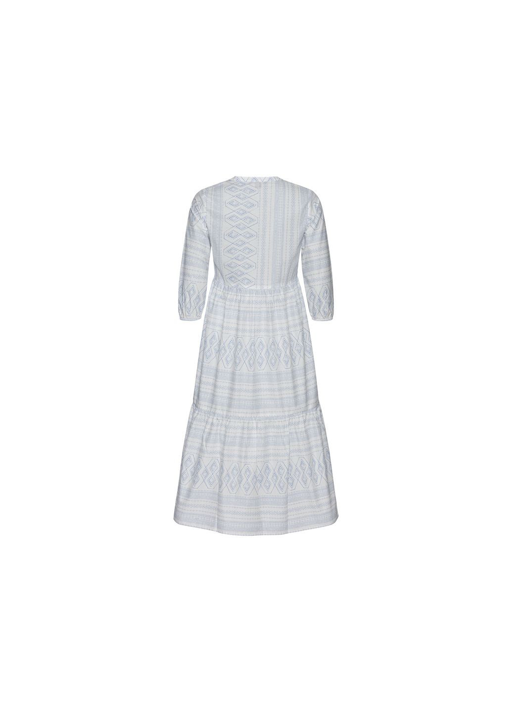 Білий повсякденний сукня міді для жінки lidl 372142 36(s) білий Esmara