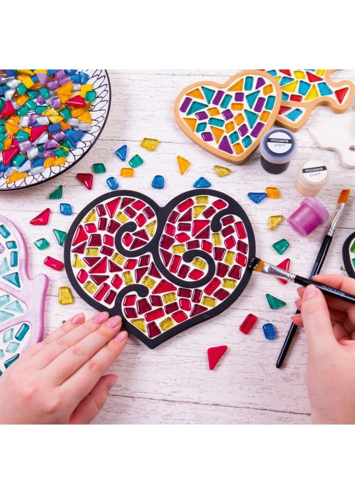 Детский набор для творчества хрустальная мозаика "Сердце" MA2005 Mosaaro (373254658)