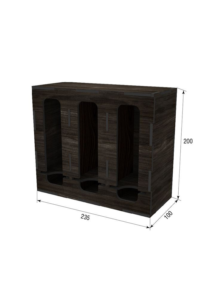 Органайзер для чаю венге 235x100x200 Ekostar (367609719)