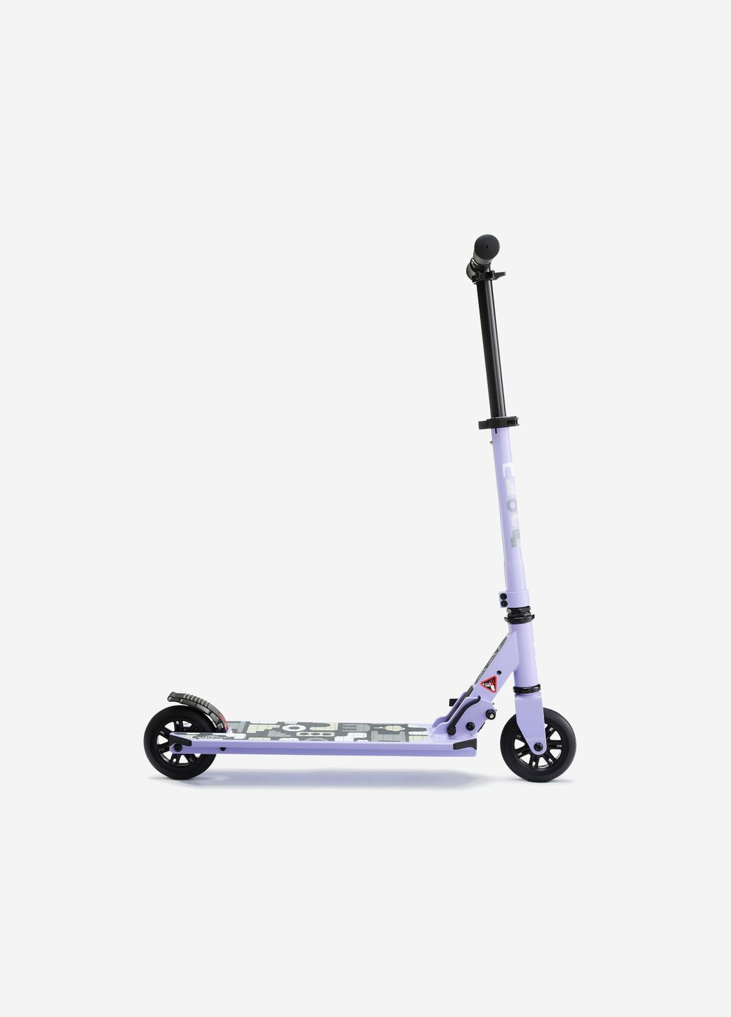Дитячий Двоколісний Самокат MID1 Зріст від 110-150 см Фіолетовий Oxelo (335052432)