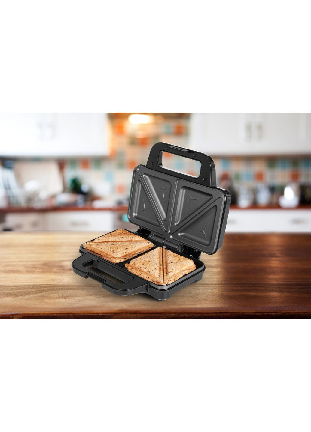 Бутербродница S 2120 Grande 900 Вт черная ECG (364109202)