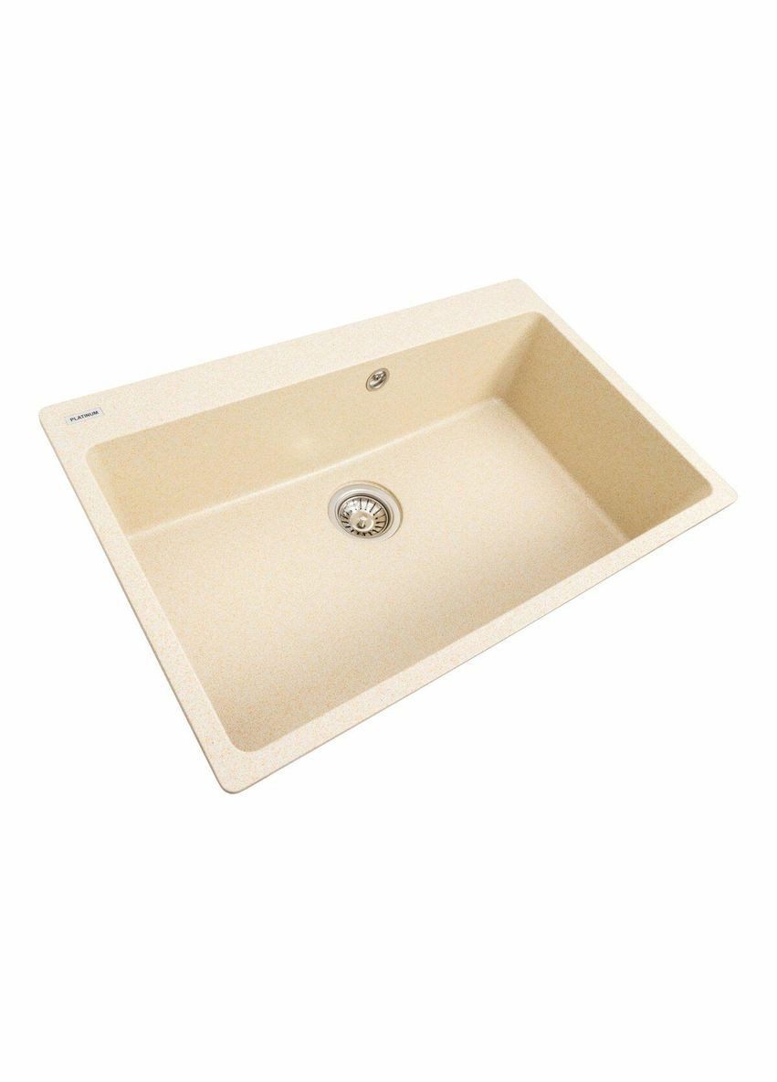 Гранітна мийка для кухні 7850 Bogema матова (пісок) Platinum (342070769)