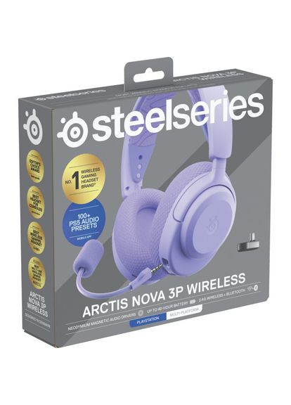Гарнитура Arctis Nova 3P MultiPlatform Lavender (61692) SteelSeries (358884271)