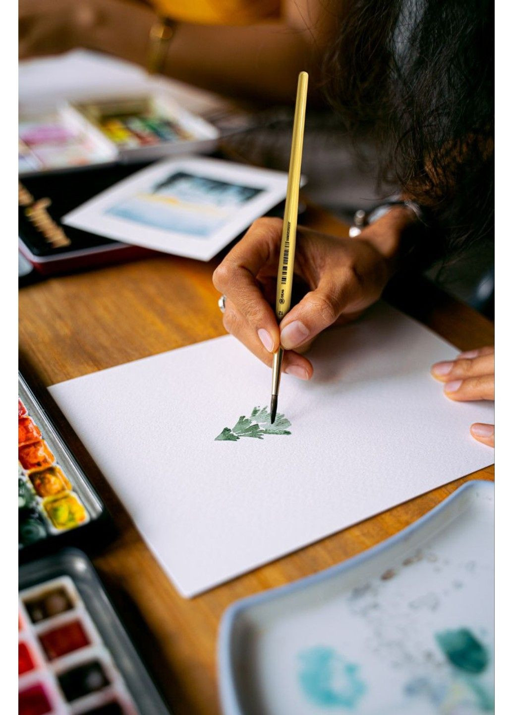 Кисть Щетина круглая 6607RL №12, длинная ручка, 6607RL12, 99IDEAS (329144485)