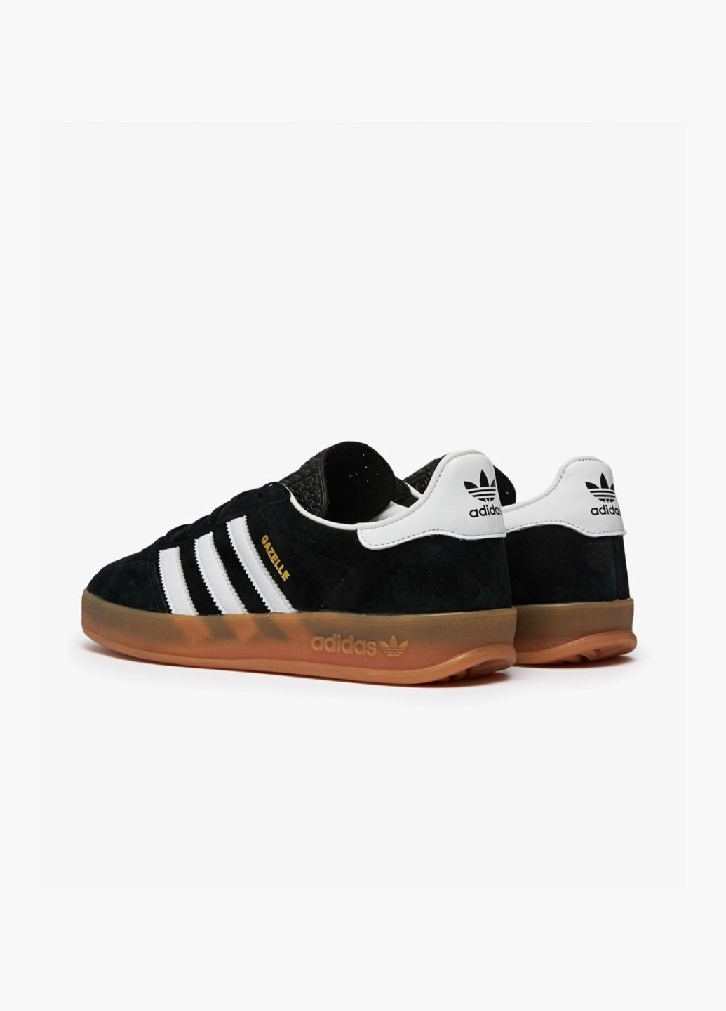 Чорні всесезонні кросівки унісекс gazelle indoor black h06259 adidas