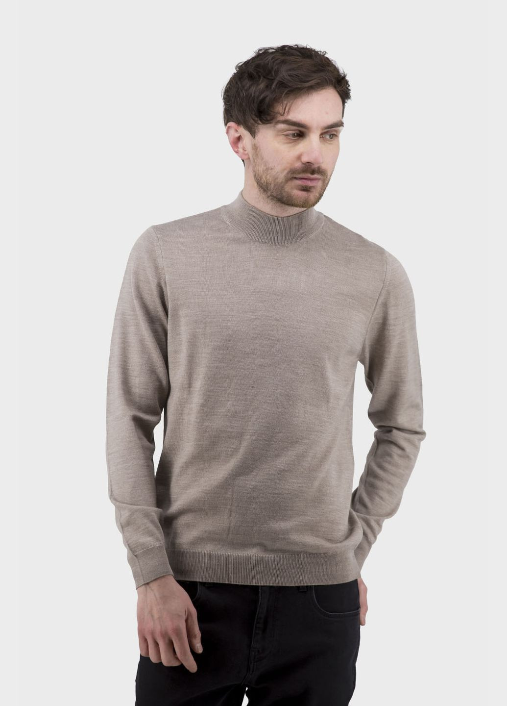 Чоловіча однотонна кофта з довгим рукавом в класичному стилі (, ), 47202 Buke (329727157)