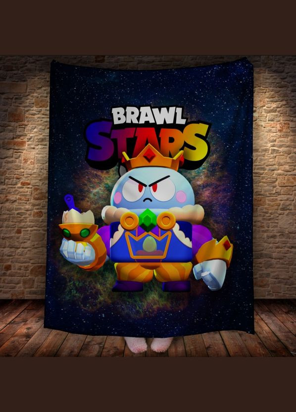 Плед з 3D принтом на тему Brawl Stars Герої Бравл Старс Перша Креативна мануфактура PERFECTUS Плед (301868729)