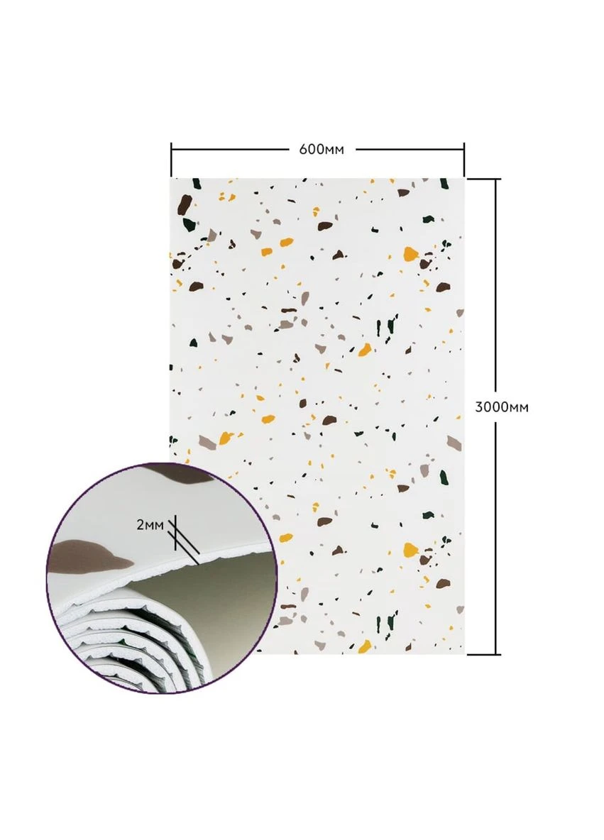 Самоклеюча стінова PET плитка в рулоні 600x3000x2mm SW-00001695 Sticker Wall (298284708)