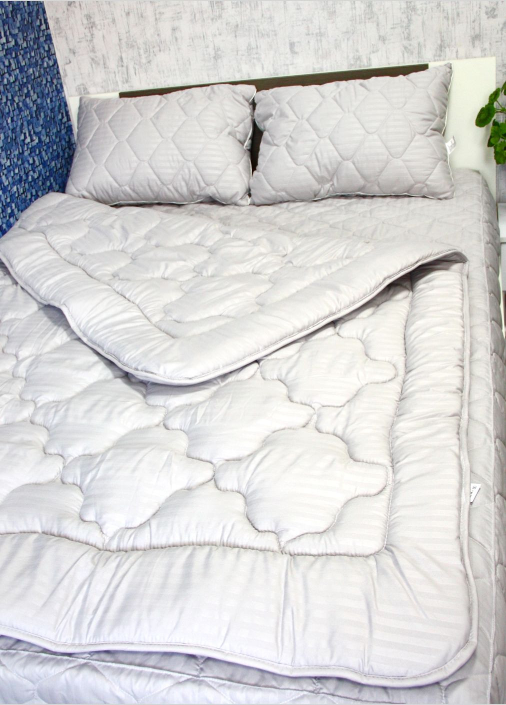 Подушка FANTASIA Mf Stripe grey 70*70 Lighthouse (303323462)