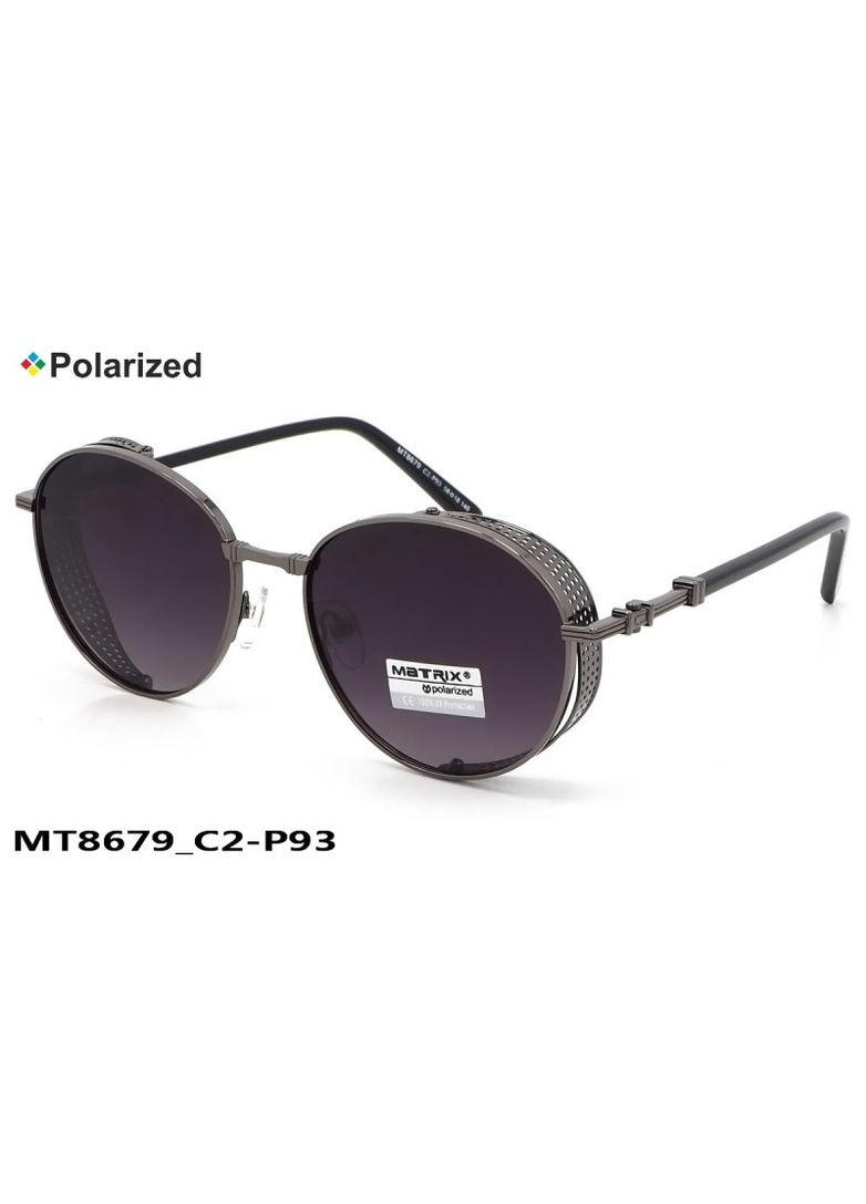 Сонцезахисні окуляри зі шторками унісекс MT 8679 Polarized з Поляризацією Matrix (350886986)