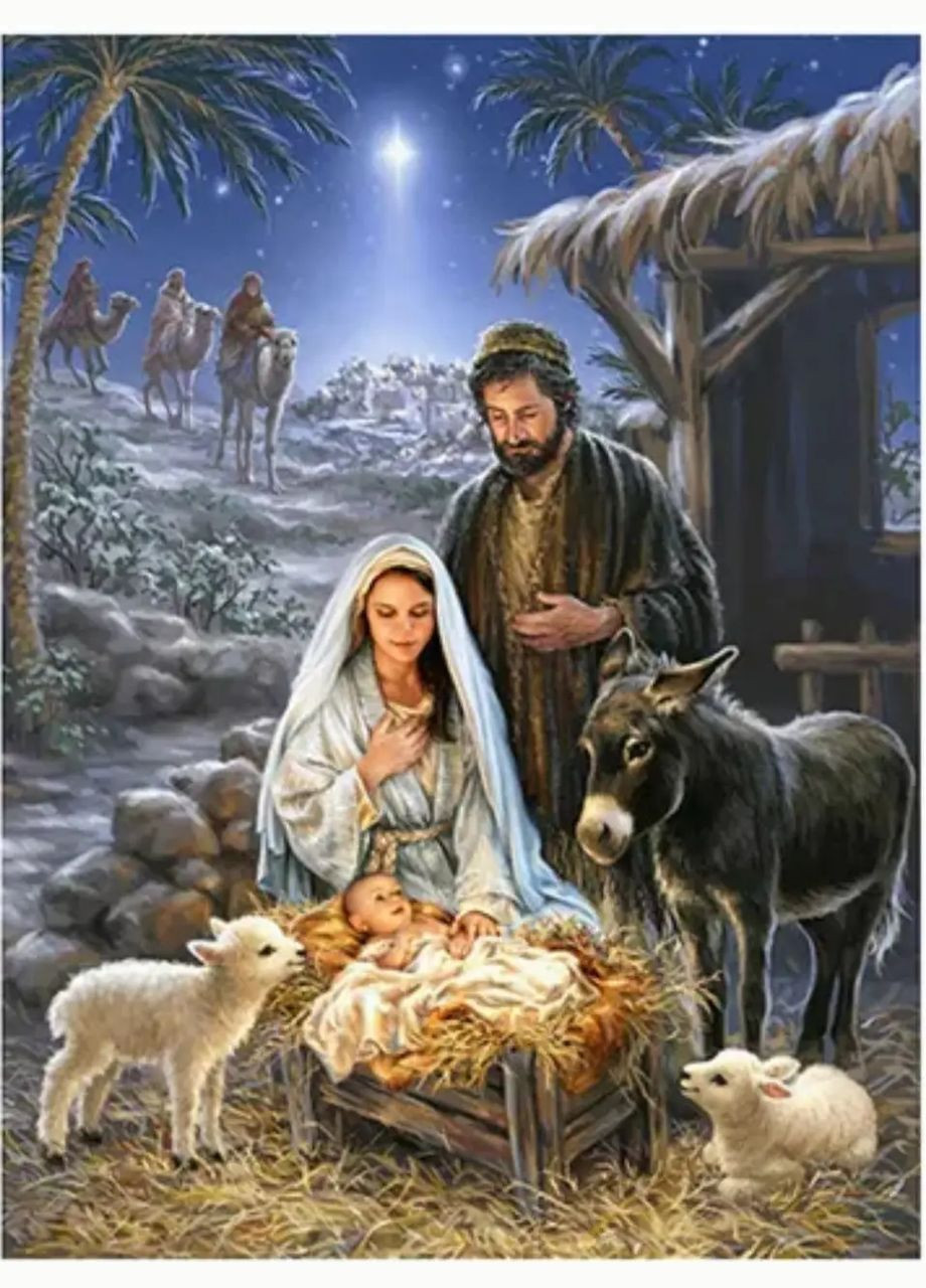 Алмазная мозаика Икона Рождество 40х50 см SP118 ColorArt (290192142)