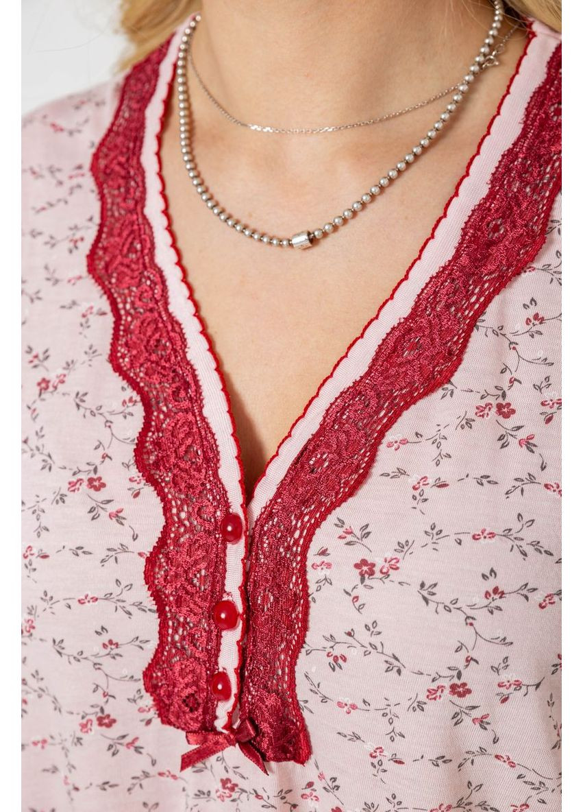 Розовая всесезон пижама женская с принтом Sport Line