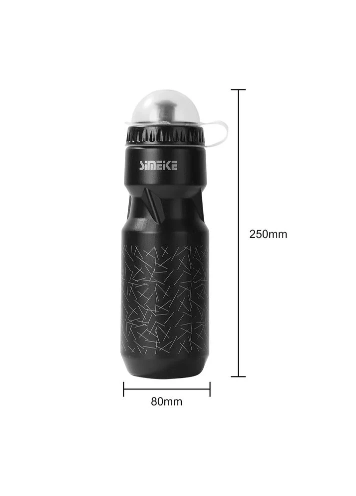 Велосипедная бутылка для воды Simeke 750 мл с держателем Black No Brand (337168531)