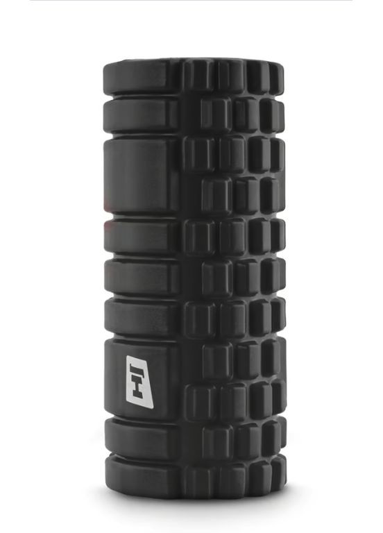 Роллер массажер (валик, ролик) EVA 33см HS-A033YG черный Hop-Sport (361951562)