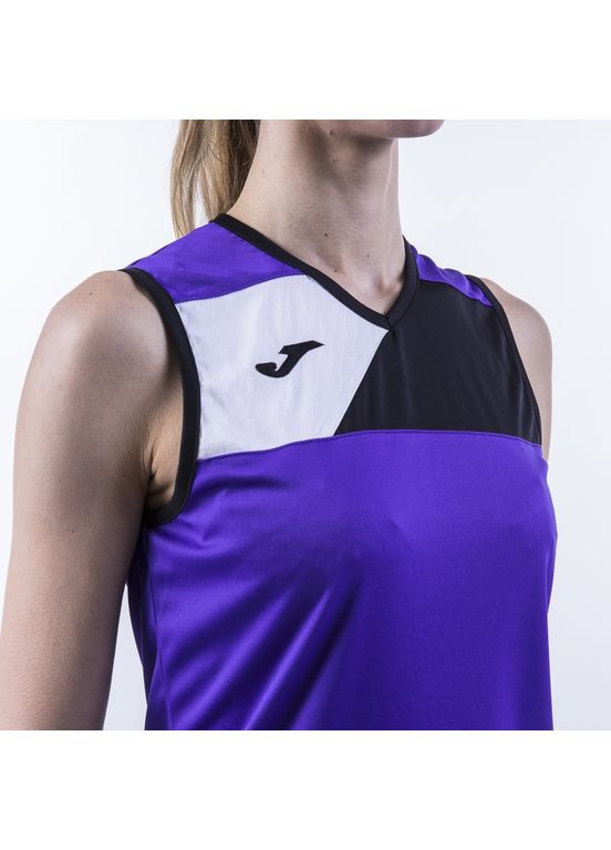 Майка фиолетово-черная женская CREW II 900465.551 Joma — 371994738
