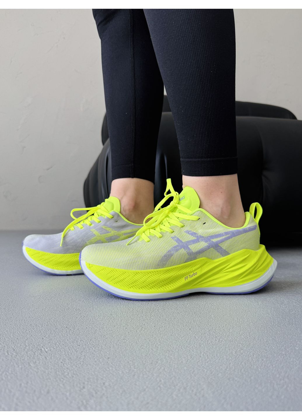 Комбіновані Осінні кросівки чоловічі asics superblast yellow асікс супербласт No Brand