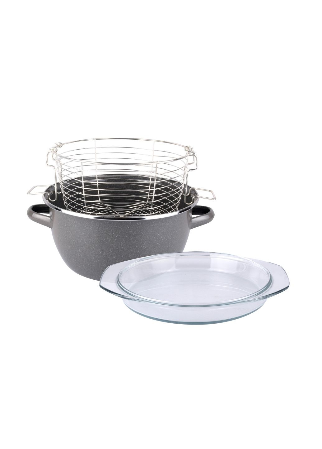 Фритюрниця PARMA з кришкою 24 см 5.2 л (A-024008) Vitrinor (364194677)