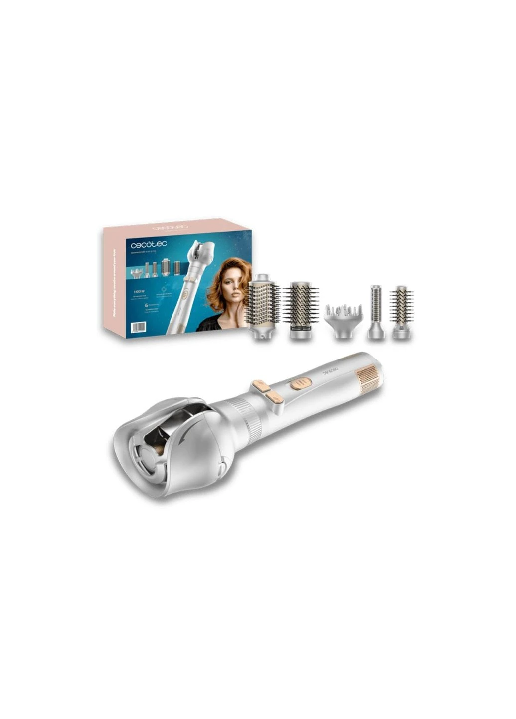 Фен-щетка (CCTC-01000) Cecotec CeramicCare 6in1 Gyro (354228309)