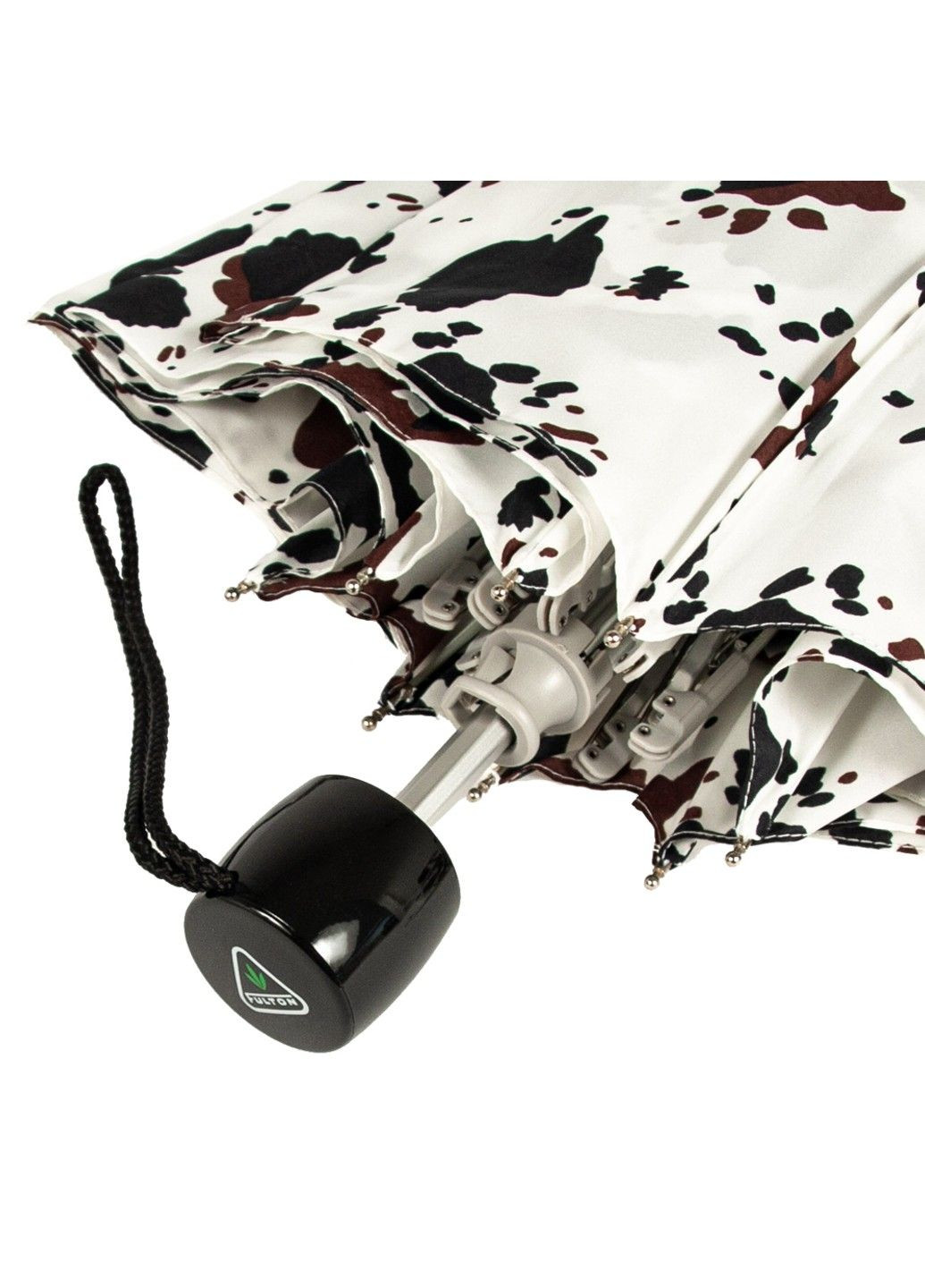 Белый зонт женский механический компактный облегченный minilite-2 l354 Fulton средний (302664103)