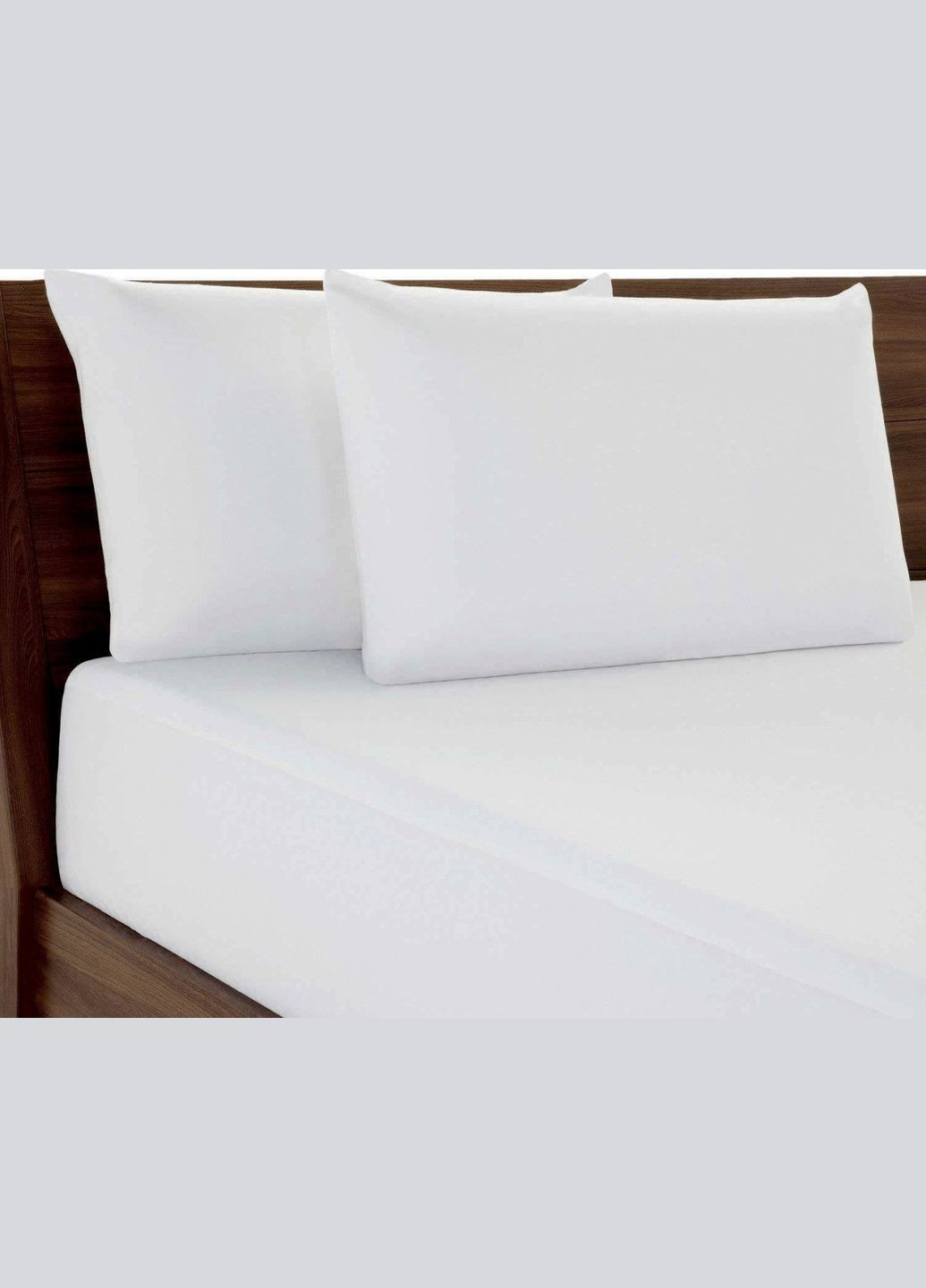 Комплект водонепроницаемые наволочки 50х60 см 2 шт на молнии 100% хлопок белый Giselle (327826546)