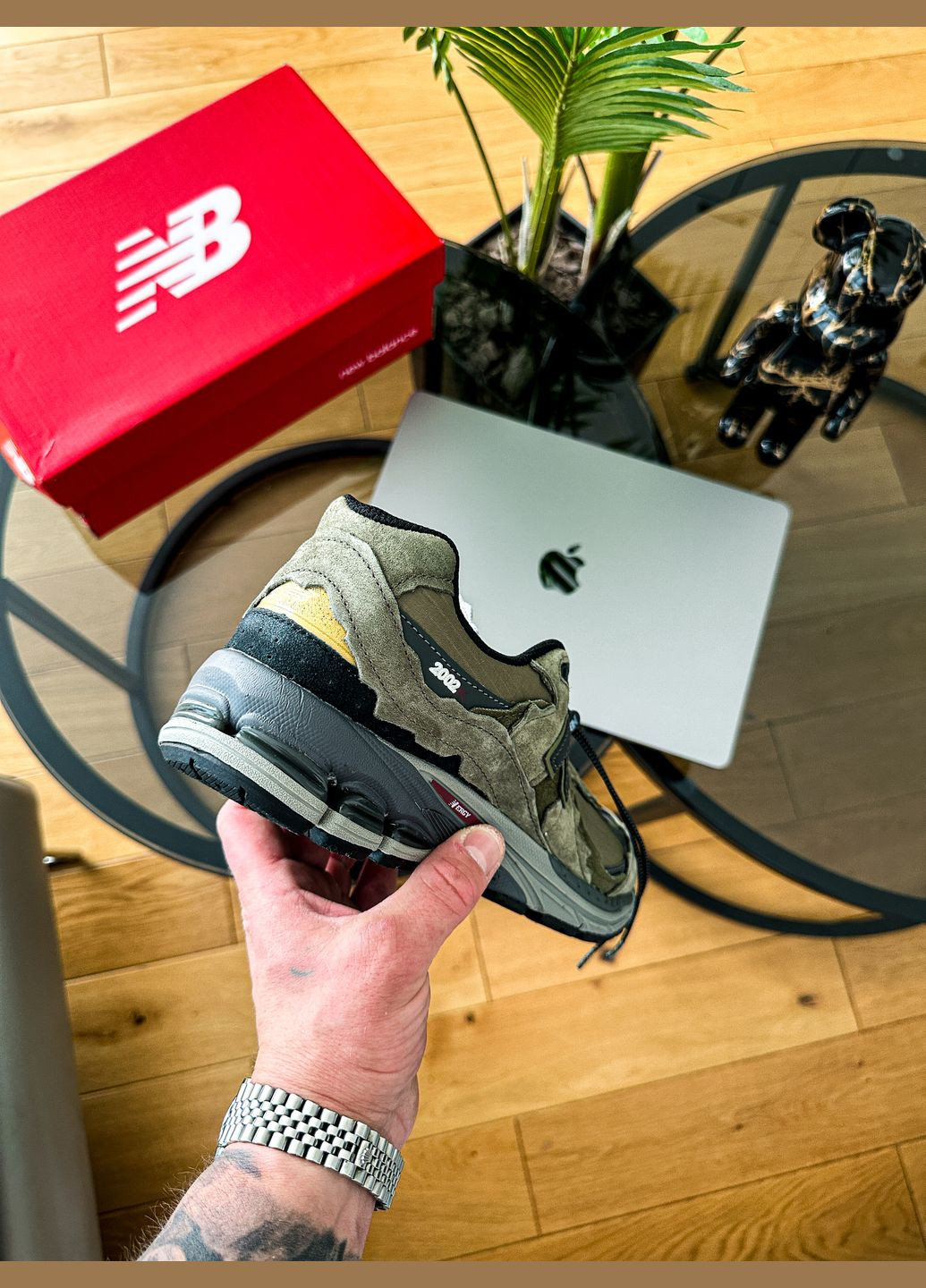 Хакі Осінні кросівки чоловічі new balance 2002r protection pack khaki | нью беланс 2002r хакі No Brand