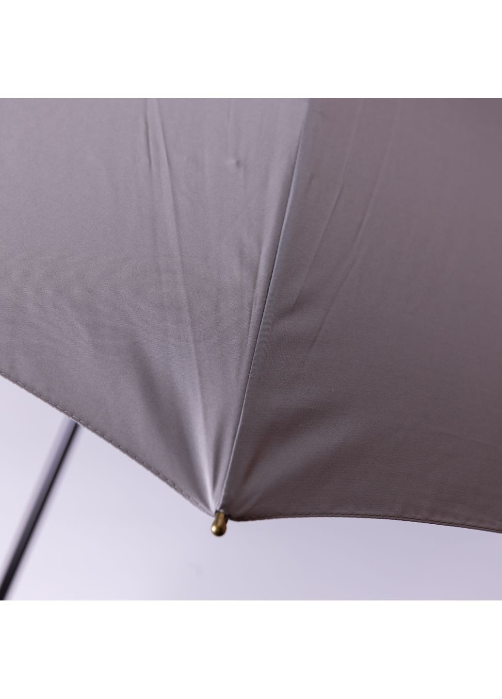 Серый зонт-трость складной полуавтомат 124 см, серый yiwu hp-23-6g (364685004)