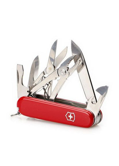 Комплект Ніж Deluxe Tinker Red 1.4723 + Чохол з ліхтариком Police Victorinox (317303614)