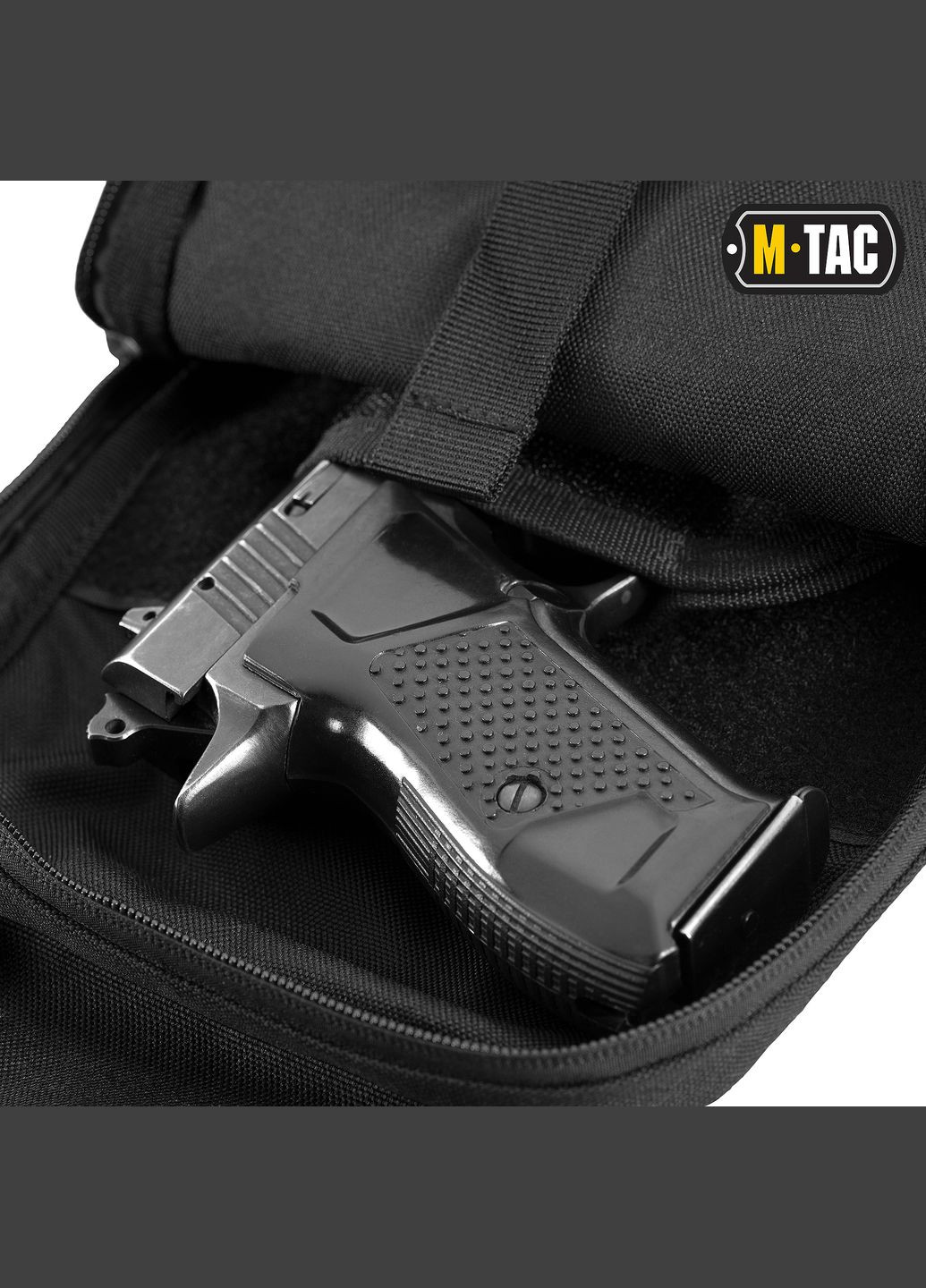 Сумка кобура плечевая с липучкой Black M-TAC (303261493)