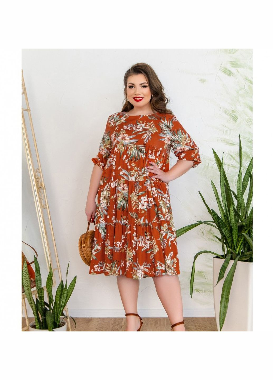 Темно-червона сукня Liton