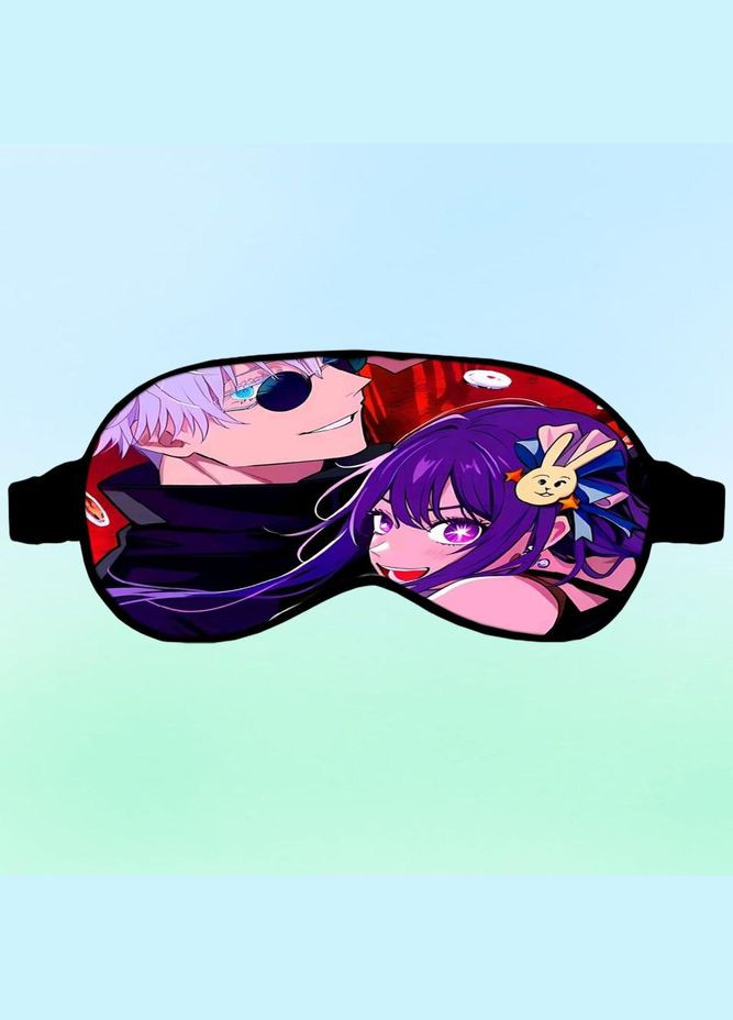 Маска для сна Аниме Ребенок любимца #0014 черная No Brand (315045545)