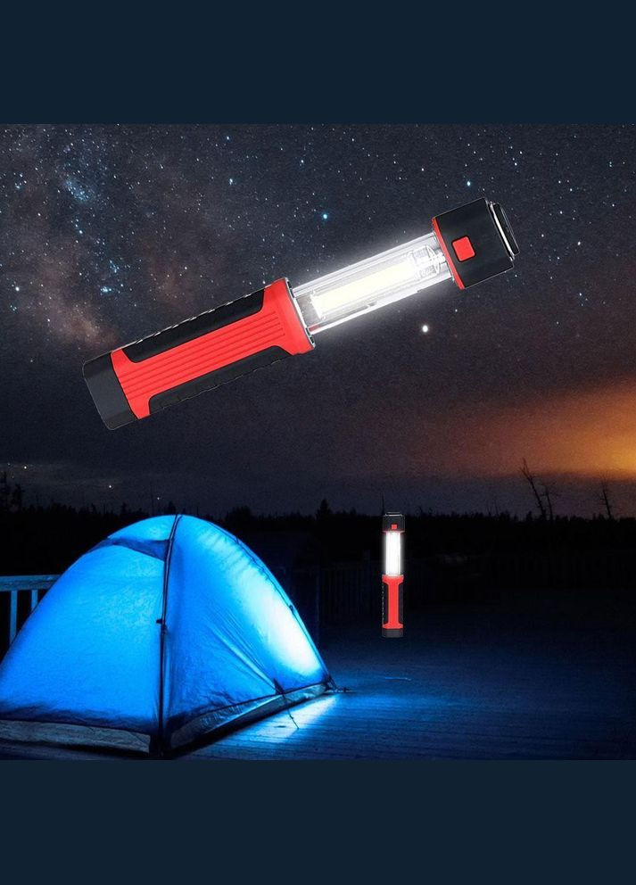 Магнитный автомобильный раздвижной фонарик на батарейках WT-292 лампа с крючком и магнитом Watton (338854950)