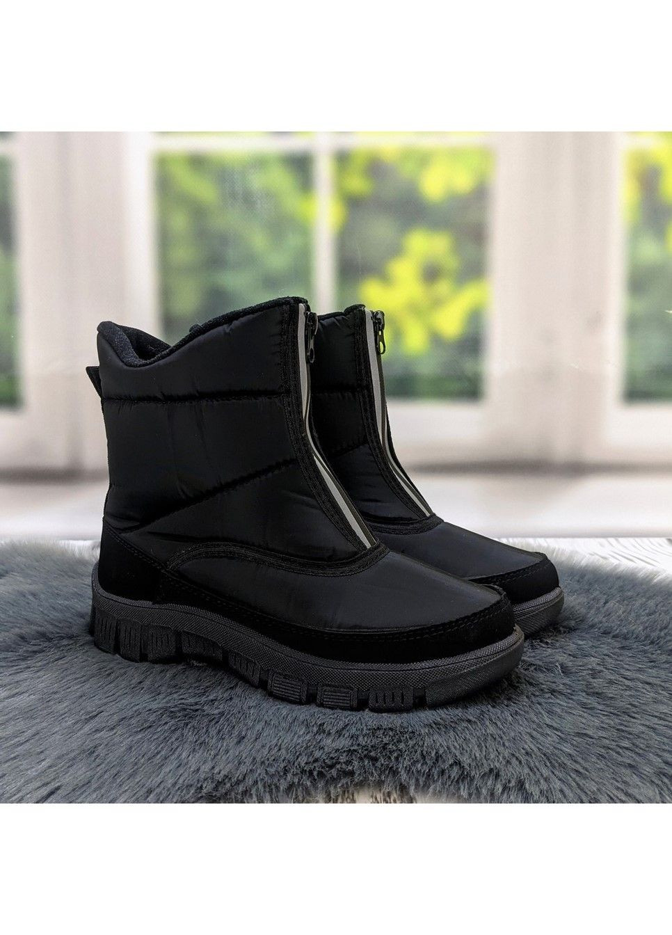 Зимние ботинки женские SV тканевые