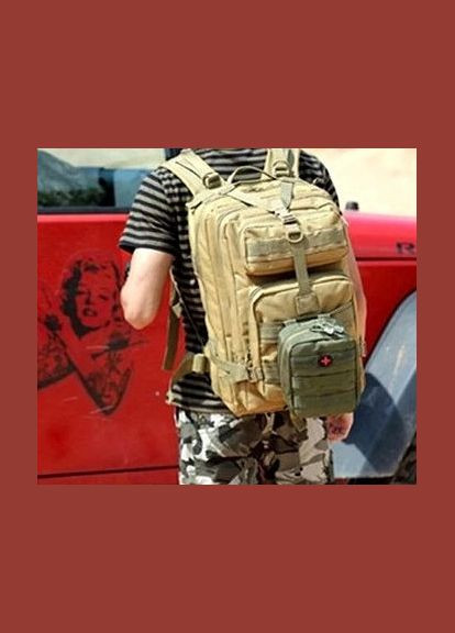 Тактическая аптечка армейская сумка для медикаментов хаки Edibazzar (297643222)