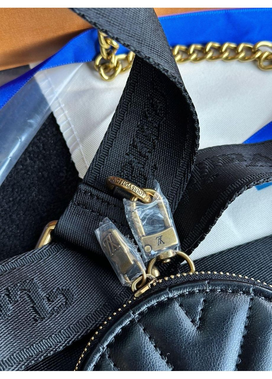 Сумка жіноча New Wave Multi Pochette Bag Black Gold No Brand (362044449)