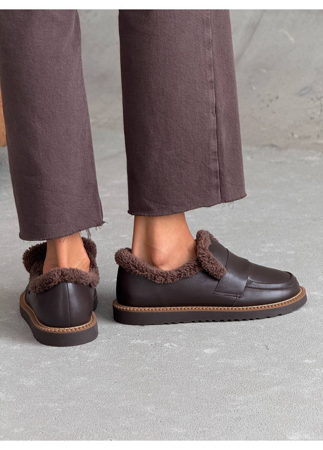 🔥 анатомические зимние лоферы "kerstin" No Brand