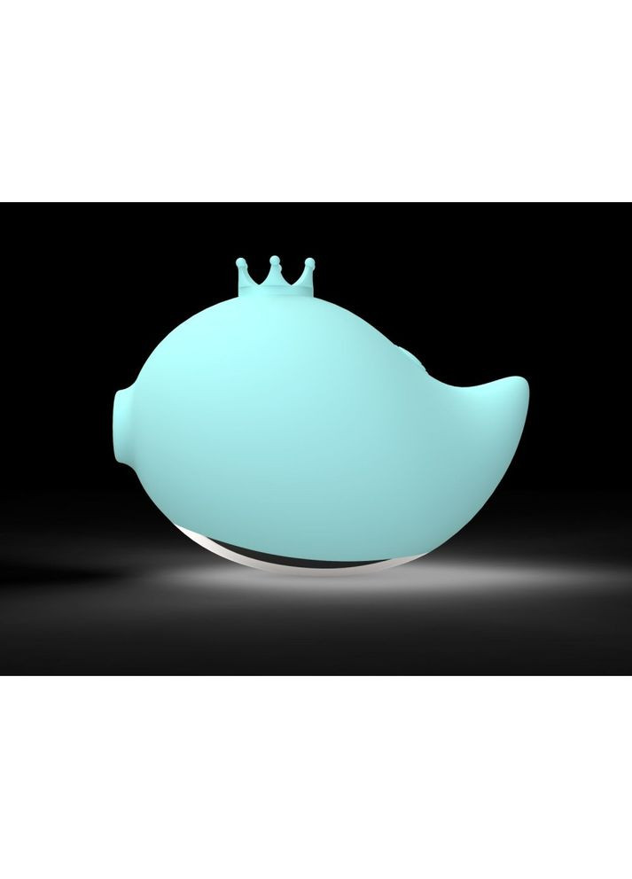 Вакуумный стимулятор клитора в виде рыбки BOSS SERIES RACHEL с вибрацией, голубой No Brand (303905595)