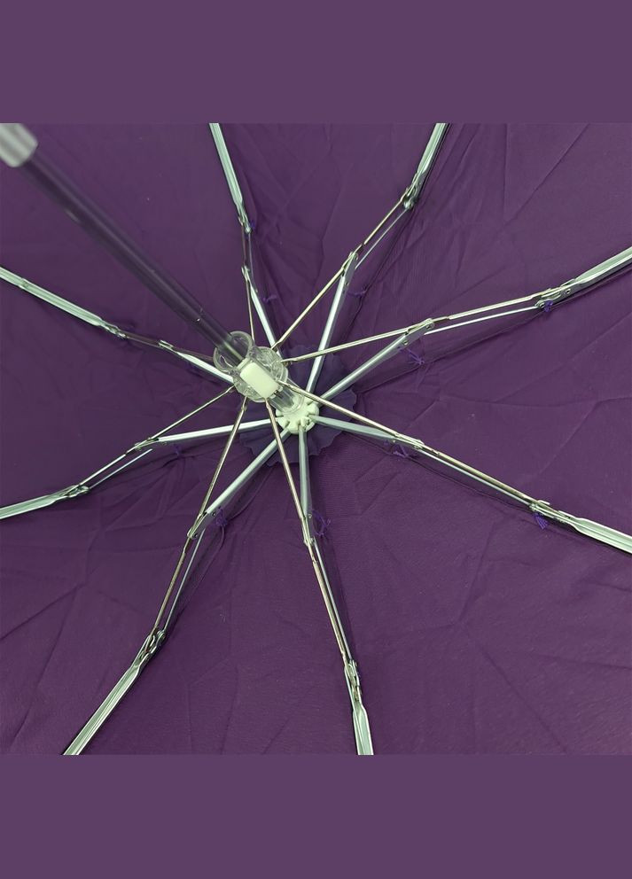 Карманный зонтик фиолетовый механический 8 спиц 1181 No Brand (272149474)
