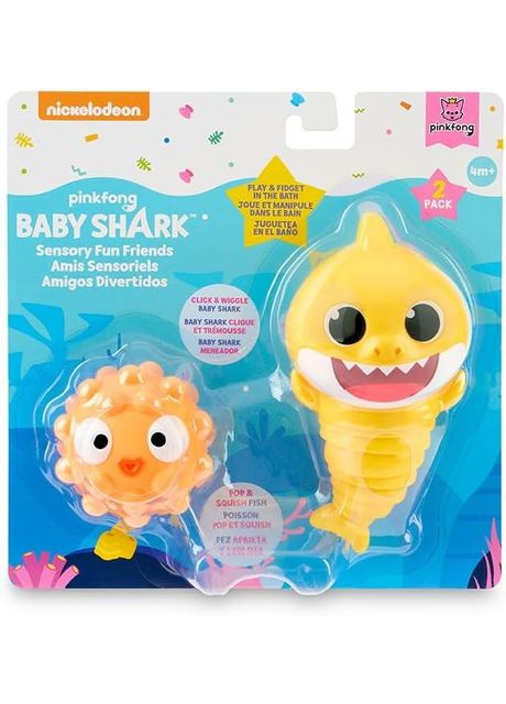 Набор игрушек для ванной Baby Shark Акулятка и рыбка WowWee (365652927)