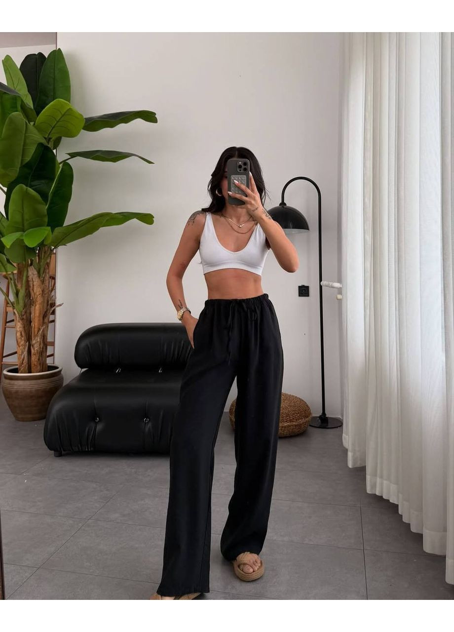 Льняные женские брюки Україна (349817834)