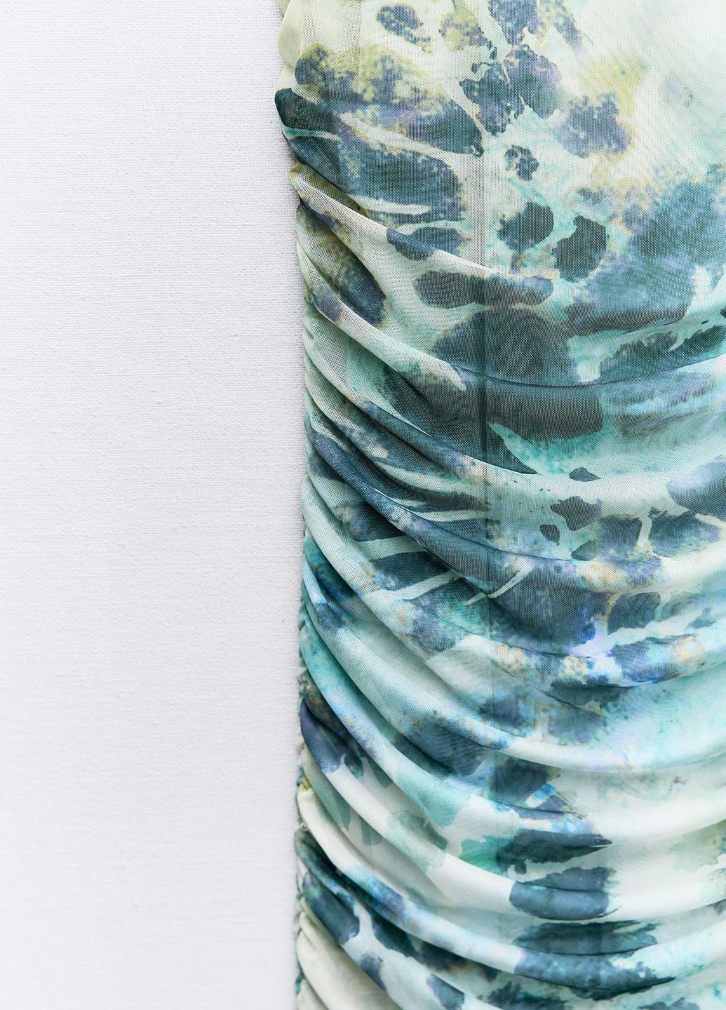 Синя повсякденний сукня Zara з абстрактним візерунком