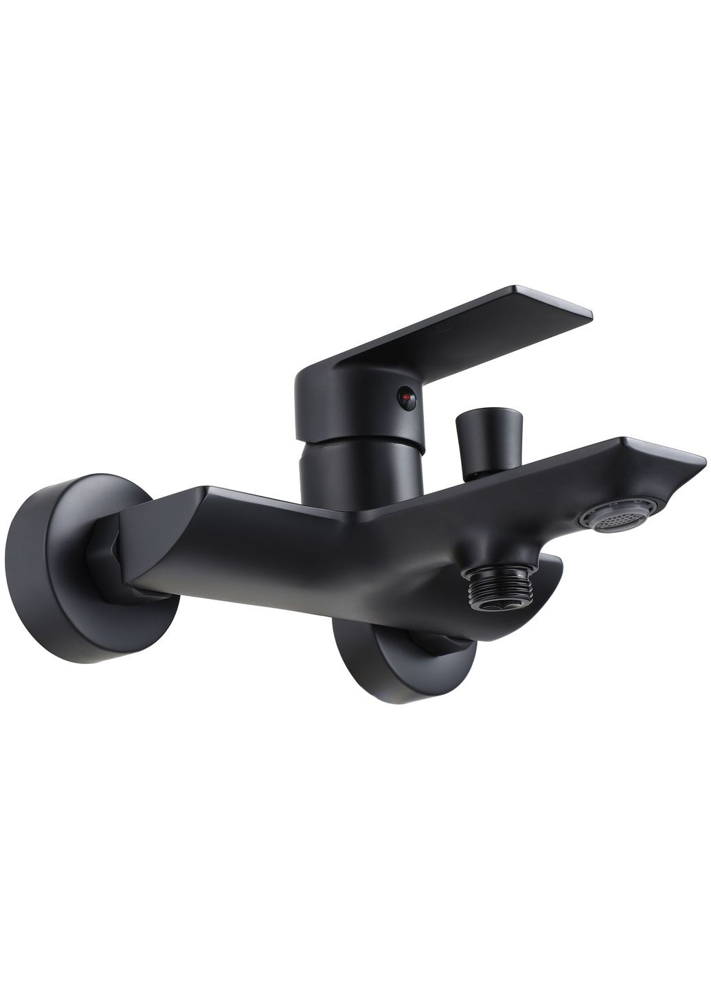 Смеситель для ванны и душа URBAN BLACK черный настенный с изливом * Rea (353495541)