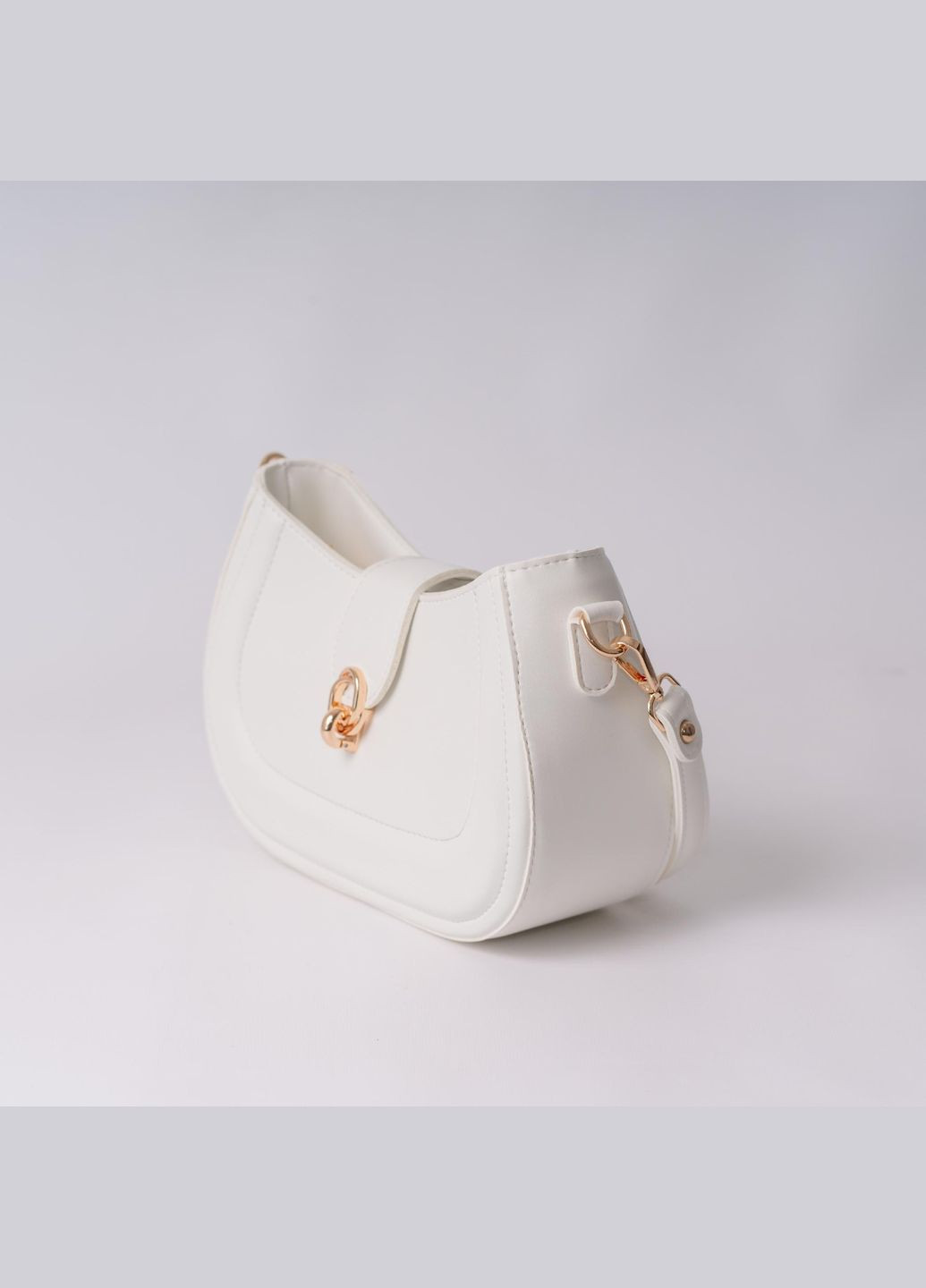 Сумка женская Кросс боди функциональная белая из экокожи NIUNIU (340239622)